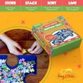 Amy & Delle Jigsaw Puzzle Storage Sorting Trays, Pack of 8, Stackable ...