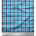 thumbnail image 1 of Soimoi Cotton Cambric Fabric Gingham Check Printed Craft Fabric by the Yard 42 Inch Wide, 1 of 3