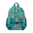 thumbnail image 3 of Baseball Football Pattern Backpack for School,Cute School Bag,Schoolbag with Adjustable Shoulder Straps & Padded Back,15.25"x11.5"x5.25", 3 of 5