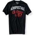 thumbnail image 1 of Aeropostale Hombre California Est. Camiseta gráfica 87, negra, mediana, 1 of 1