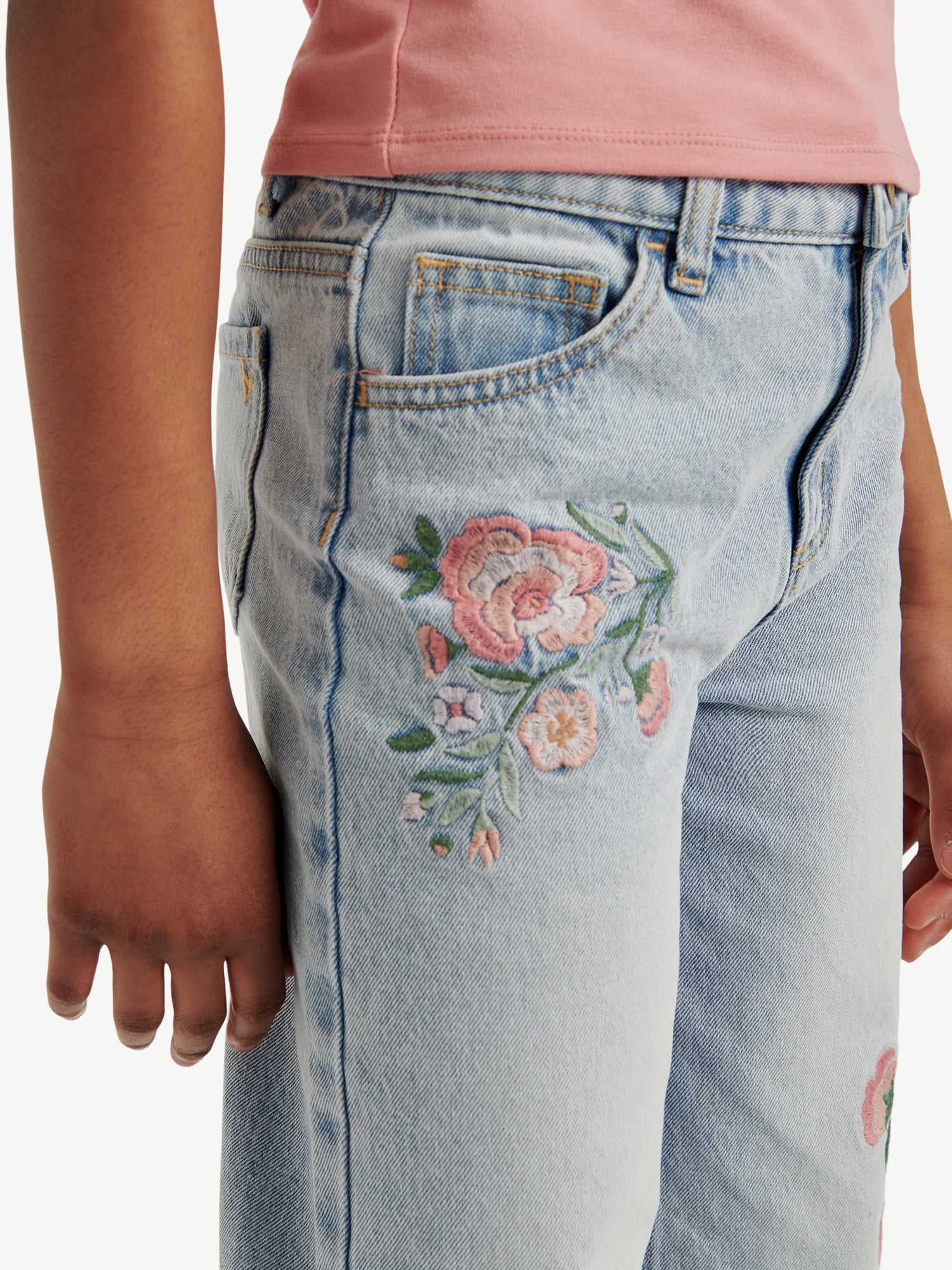 Justice Girls Embroidered Jean, Sizes 6-18