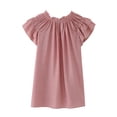thumbnail image 3 of adviicd Hauts pour Filles T-Shirts à Manches Courtes Mignons Graphiques Col Rond Imprimé Été Rose,L, 3 of 5