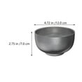 thumbnail image 3 of OULII Stainless Steel Cereal Bowl Smooth Surface Multi-functional Kitchen Bowl for General Users 1Set, 3 of 4