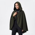 thumbnail image 7 of Cover Short Hooded, Cloak Medieval, Medieval Hooded Short, Cloak Renaissance Cape, Medieval Hooded Short Cloak Renaissance Cape Wizard Robe Shoulder Cover for Renaissance Fair, Green One Size, 7 of 7
