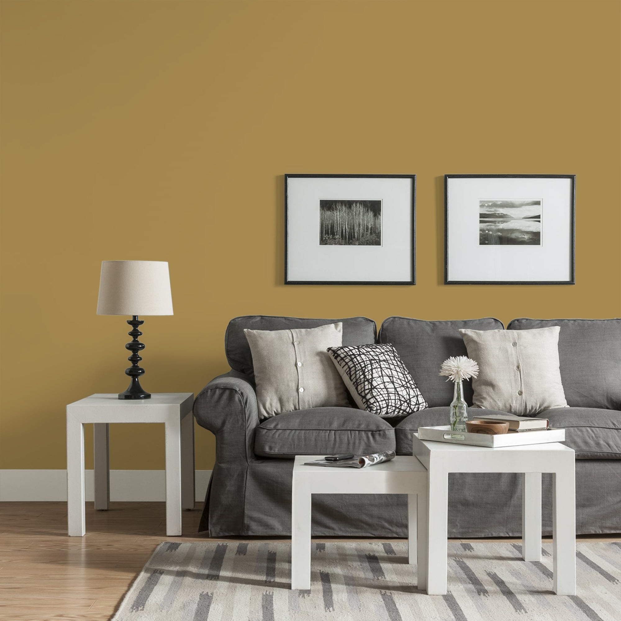 Glidden Spred Graceful Gazelle / Brown, Eggshell Interior Paint with Primer, 1 Gallon