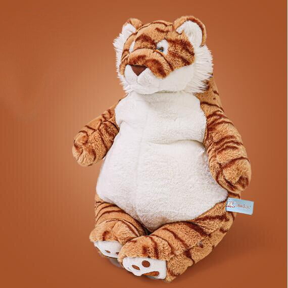 60/80CM Kawaii New Crocodile Panda Bear Duck Plush Pillow Dolls Stuffed Soft Animal Cushion Lovely Shiba Inu Husky Tiger Toystiger60 cm Deng Xun unisex