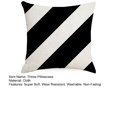 thumbnail image 4 of Pillow Cover Geometric Pattern Throw Pillowcase Exquisite Design Super Soft Wear Resistant Decorative Cushion Cover for Bedroom Sofa Hidden Zipper, 4 of 8