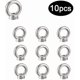 thumbnail image 4 of M6 Ring Nut 10 Pcs 304 Stainless Steel Thread Lifting Eye Nut Eye Nuts For Lifting Accessories-, 4 of 4
