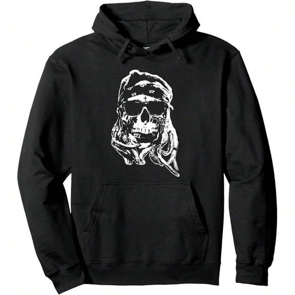 LilS Wayne Bandana Skull Pullover Hoodie