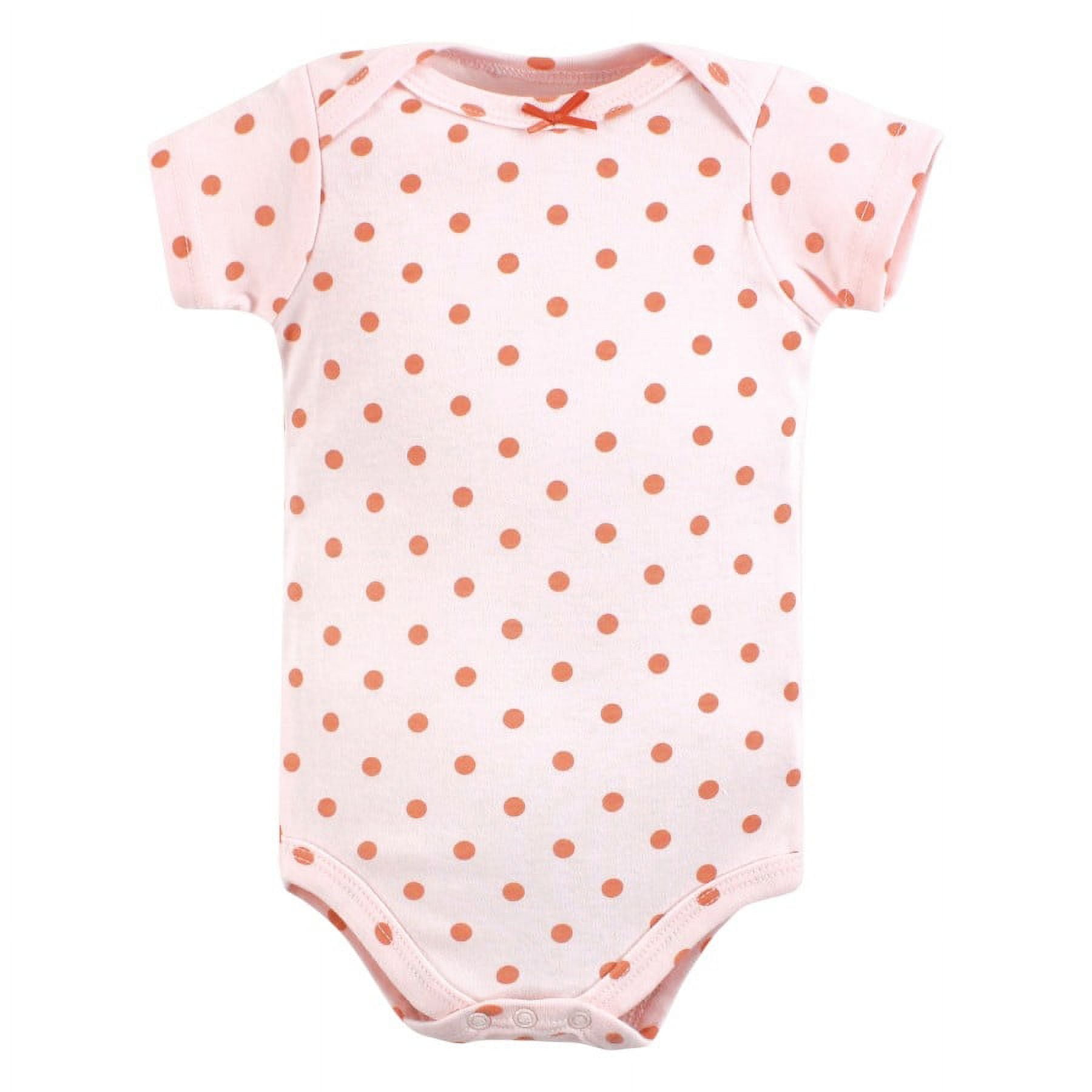 Hudson Baby Infant Girl Cotton Bodysuits, Fall Squirrel, Newborn