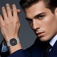 thumbnail image 4 of Reloj de Pulsera Para Hombre, Original A Estrenar Correa Metalica Hombre, Moderno, Casual, Deportivo Reloj de Pulsera,Reloj Digital Multifuncional para Hombres, Deportes, Correr B,metal, 4 of 5