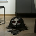 thumbnail image 4 of Dserhfy 1 Set Halloween Female Ghost Sticker Waterproof PVC Self-adhesive Creepy Home Bedroom Living Room Wall Floor Decoration 3D Effect Lady Ghost Decal, 4 of 7