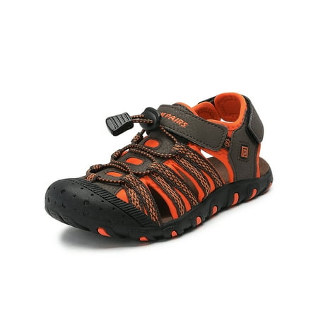 

Dream Pairs Boys Girls Summer Athletic Sandals Kids Beach Walking Sandals 171111-K BROWN/ORANGE Size 10 toddler
