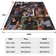 thumbnail image 4 of Monica Role Geller Printed Blanket Throw Lightweight Super Soft Micro Fleece Throw Blankets, 4 of 5