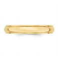 thumbnail image 3 of Ladies 14K Yellow Gold 4mm Wedding Band Ring with Edge, 3 of 4