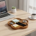thumbnail image 6 of Xtorkit Wood Serving Tray|Small Decorative Tray|House Warming Gifts|New Home Decor| Wood Jewelry Organizer Dish for Keys Rings Trinkets Accessories(19.5Cm\17Cm), 6 of 9