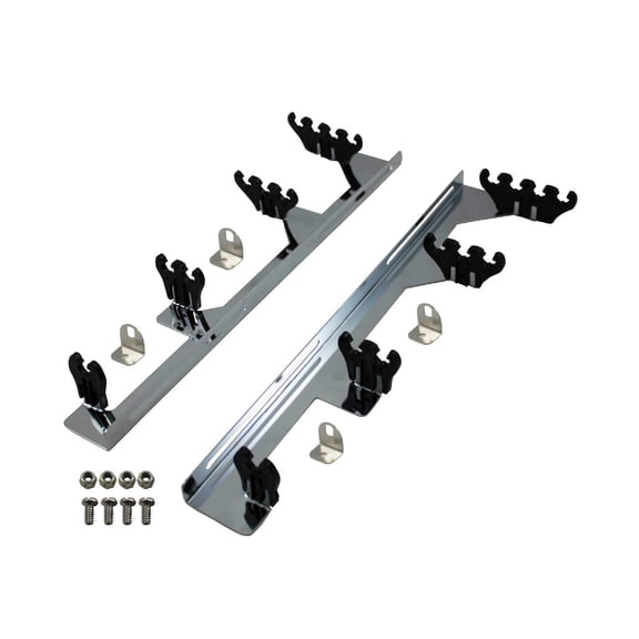 Black Plastic Linear Wire Looms - Universal