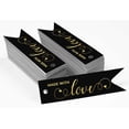 thumbnail image 2 of Inkdotpot Gold Foil Paper Hang Tags Made With Love Text Favor Tags 50 Pieces, 2 of 6