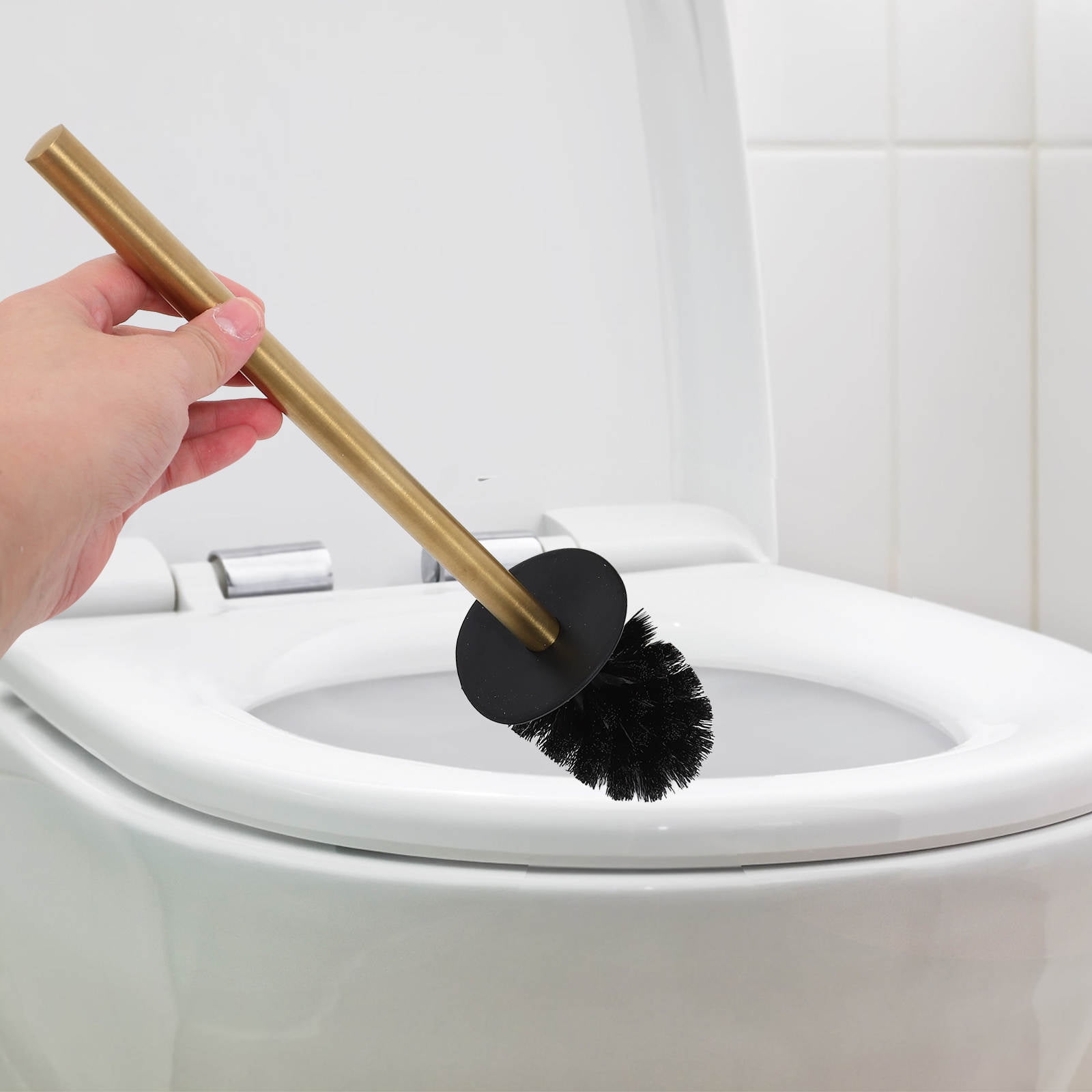 HEMOTON 1 Set Toilet Bowl Brush with Holder Multi-use Toilet Bowl Brush Toilet Bowl Clean Tool