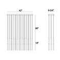 thumbnail image 3 of 46771-032 Eurofase Lighting Benicio - 56.7W 18 LED Chandelier-18 Inch Tall and 9.75 Inch Wide-Polished Nickel Finish, 3 of 4