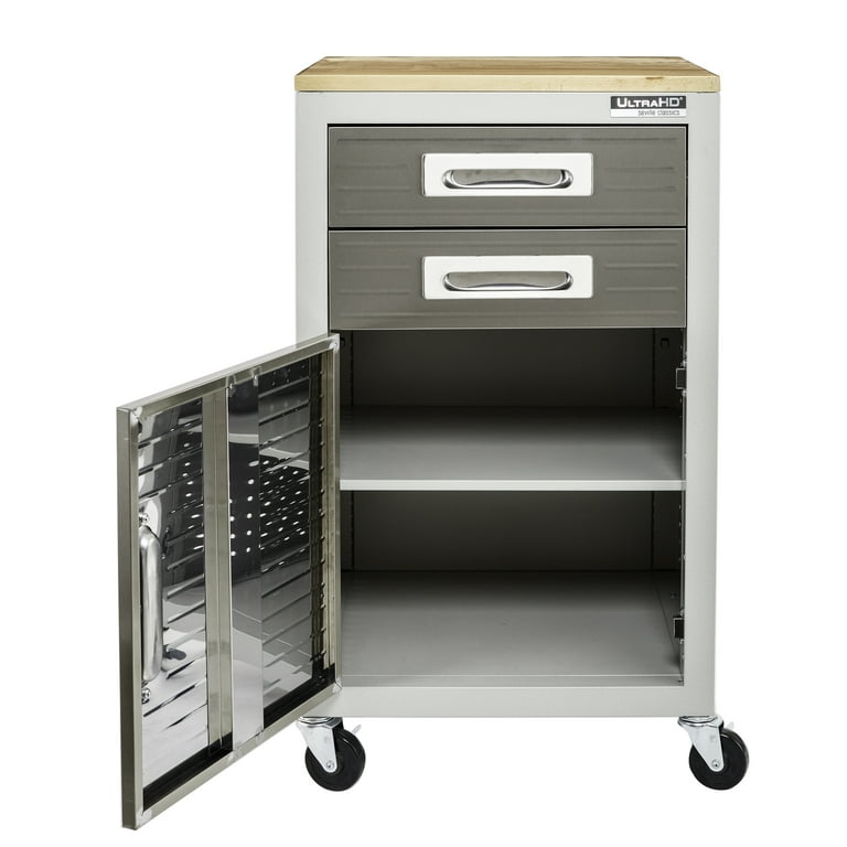 チンピラさん　ガルム&GRK OUTCLIP LP20C 2台フルセット Seville Classics Heavy-Duty 2-Drawer Rolling Metal Storage Cabinet