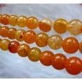 thumbnail image 2 of EOEMY 6/8mm Yellow Dragon Veins Agate Round Gemstones Loose Beads 15" Aaa##Hl061 -8mm, 2 of 2