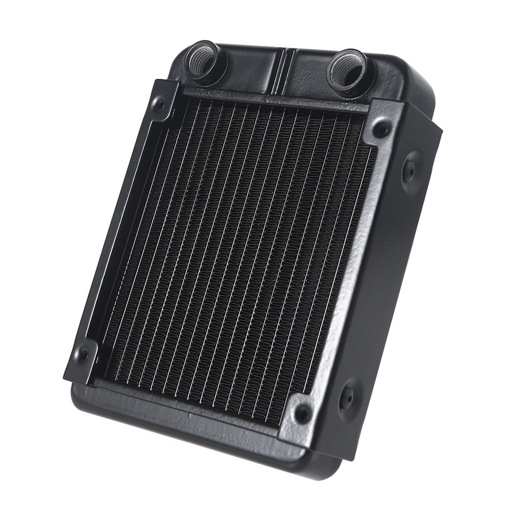 Aluminum Water Cooling Radiator 18 Tubes Heat Exchanger CPU Heatsink Cooler Fast Heat Dissipation for Computer