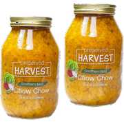 Preserved Harvest Mild Southern-Style Chow Chow, 32 oz. Quart Jars, 2-Pack