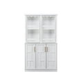 thumbnail image 3 of Home Source Jill Zarin Home Bar Cabinet Rotating Wine Rack White, 3 of 5