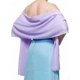 thumbnail image 1 of Vestido de noche, chal de gasa, bufanda de color liso, cheongsam de boda con protección solar de satén, chal largo monocromático, lila, morado, 1 of 5