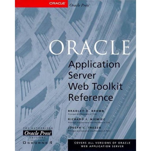 Pre-Owned Oracle Web Application Server Web Toolkit Reference