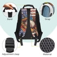 thumbnail image 4 of Yuyamidu Baseball Backpack for Boys Girls 10-12 Middle School Bookbags American Flag Bookbag for Kids Lightweight Book Bag 17 Inch Shoulder Bag, 4 of 7