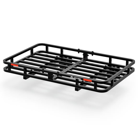 ARKSEN 40"x24" Folding RV Bumper Cargo Carrier Rack for 4"/4.5" Bumpers