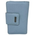 thumbnail image 3 of Vans Off The Wall Women's Jenna Faux Leather Perforated Crossbody Chain Wallet (Mirage Blue), 3 of 6