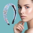 thumbnail image 2 of Unique Bargains 1 Pc Fashion Headbands for Women Phalaenopsis Blue, 2 of 6