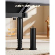 Adjustable Bed Frame Queen with Massage, Wireless Remote, Head Foot Incline, USB, Underbed Light Easy Assembly, Zero Gravity, Bed Frame Basic with Quiet Motor