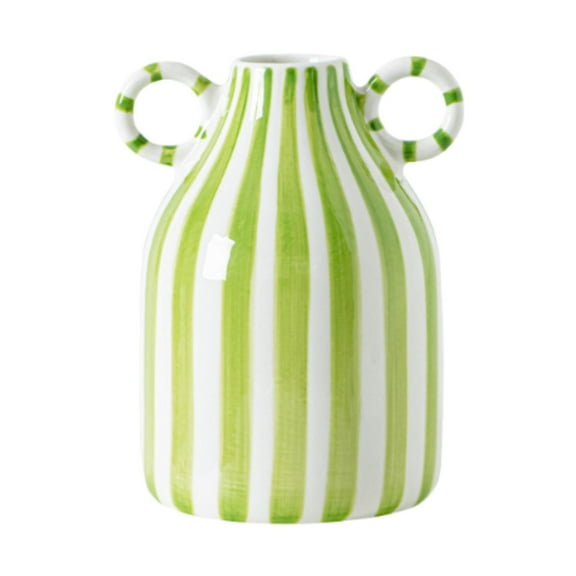 WLPZXP Ceramic Flower Vase Decorative Vase for Table Shelf Living Room Dinner Table Green