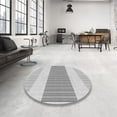 thumbnail image 4 of Ahgly Company Machine Washable Indoor Rectangle Transitional Gunmetal Gray Area Rugs, 2' x 5', 4 of 7