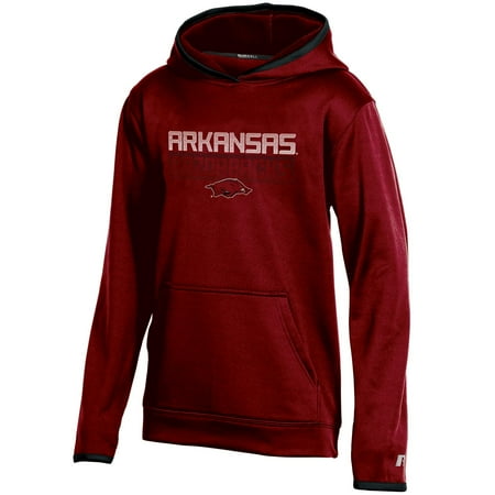 Youth Russell Cardinal Arkansas Razorbacks Pullover Hoodie