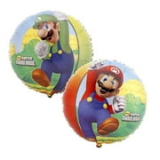 18″ LUIGI AND MARIO Balloon • Party Supplies Decorations Foil Mylar Balloon