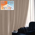 thumbnail image 5 of Beige Solid Color Blackout Curtains for Bedroom/Living Room, Pinch Pleated Black Out Curtains, Aesthetics Contemporary Luxury Room Darkening Window Drapes with Hooks 2 Panels, 59"x70", 5 of 8