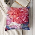 thumbnail image 3 of YINGXI Throw Pillow Covers Home Deco 2 Flower Pillow Cases Decorative 12x12in, 3 of 5