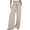 Beige, variant on GaThRRgYP Wide Leg Jeans for Women Plus Size,Women's Loose Wide Leg Pants High Waist Straight Pants Casual Pants