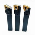 thumbnail image 4 of 3Pcs 5/8\" Cnc Lathe Excircle Indexable Carbide Turning Tool Holder Bit Set, 4 of 8