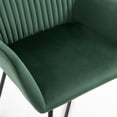 thumbnail image 5 of vidaXL Dining Chairs 6 pcs Green Velvet, 5 of 5