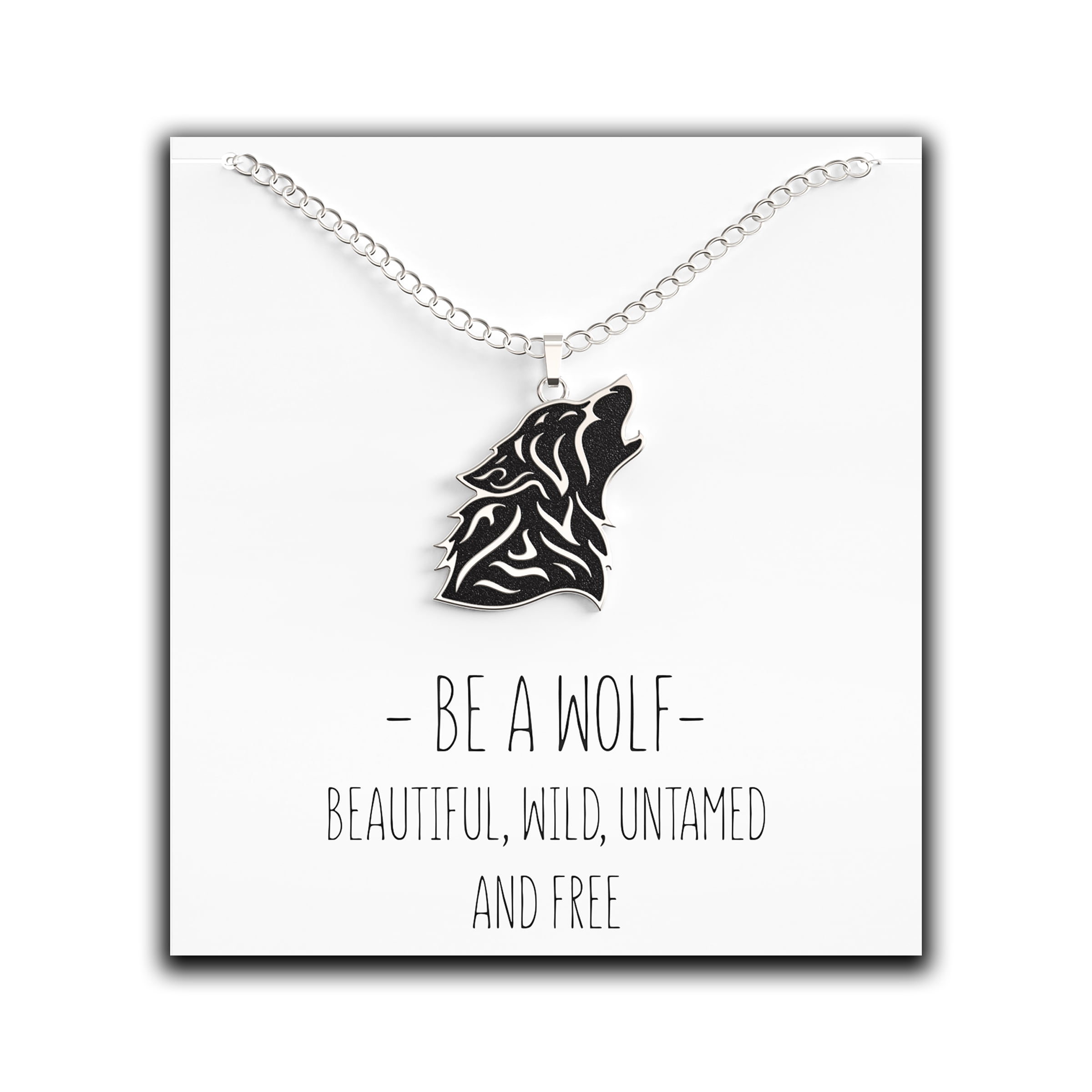 Madame Jewelry New Nordic Wiccan Wolf Necklace Wiccan Wolf Pendant Jewelry Necklace Black Madame Jewelry New Nordic Wiccan Wolf Necklace Wiccan Wolf Pendant Jewelry Necklace Black