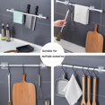 thumbnail image 2 of 8Pcs Curtains Bracket Crossbar Hook Self Adhesive Rods Hanger,No Drill Brackets Fixing Holders, 2 of 7