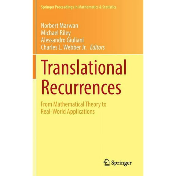 Springer Proceedings in Mathematics & St Translational Recurrences: From Mathematical Theory to Real-World Applications, Book 103, (Hardcover)