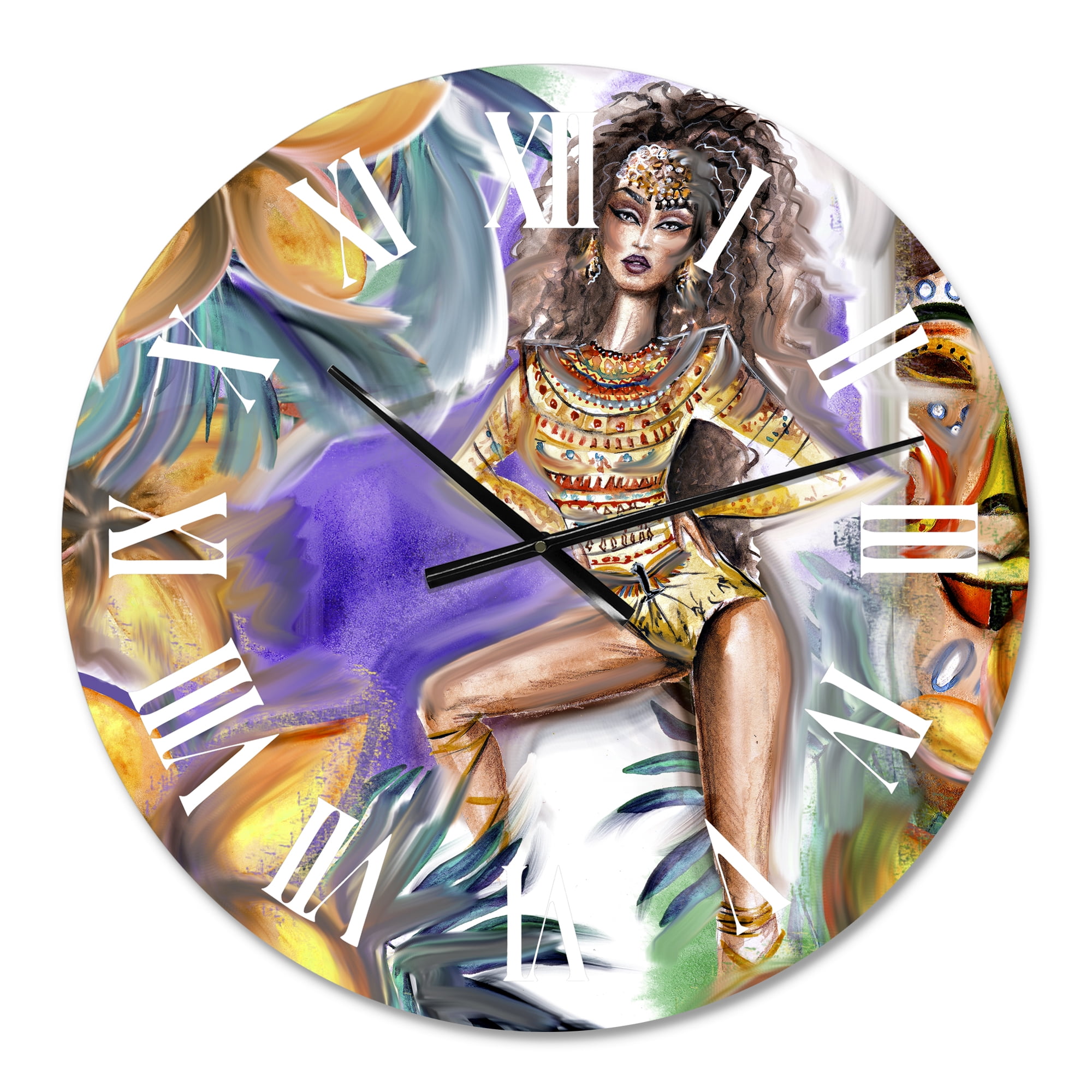 Designart 1 in Quartz Traditional Wall Clock