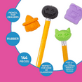 thumbnail image 2 of Halloween Pencil Top Erasers - Party Favors - 144 Pieces, 2 of 2